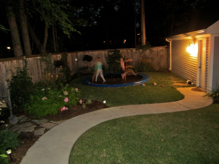 finished in-ground trampoline vintage-twisted